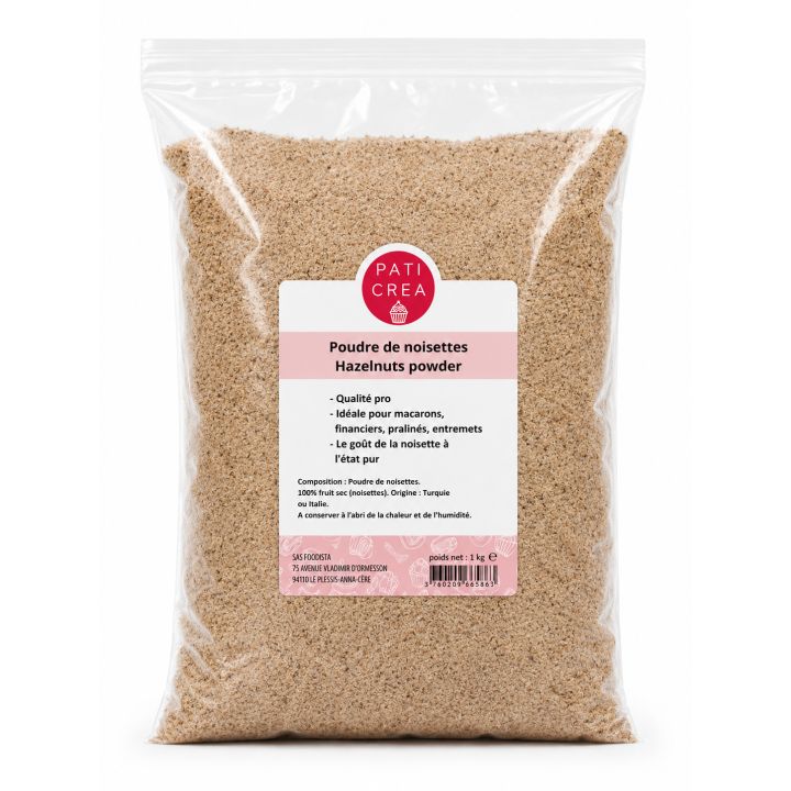 1 kg poudre de Noisette - PATICREA