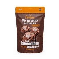 Mistura para sorvete sabor chocolate pronta para uso