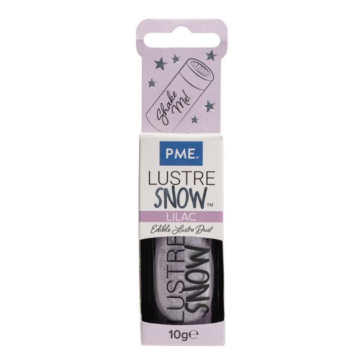 Lustre comestible lilas nacré