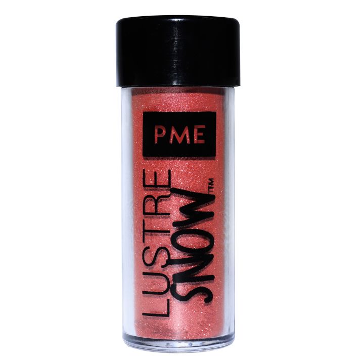 Lustre comestible rouge nacré