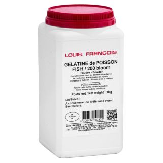 Gélatine de poisson 1kg 200 bloom