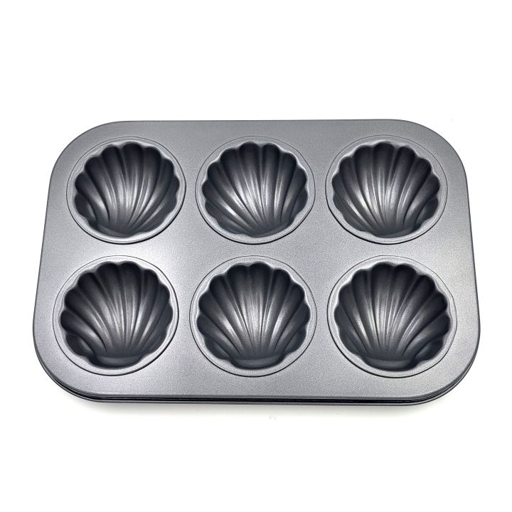 Moule 6 madeleines coquilles