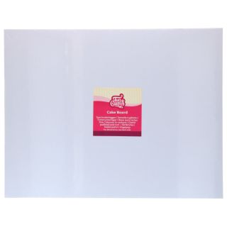 Fond fin Rectangle blanc 45 x 35 cm