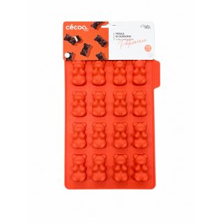 Moule 16 oursons en silicone