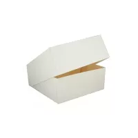 1 White Pastry Box 32 cm H 10 cm