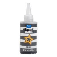 Cobertura preta para biscoitos, ideal para PME , 120g