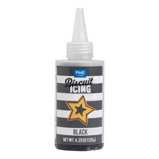 Glaçage pour biscuits Noir PME 120 g