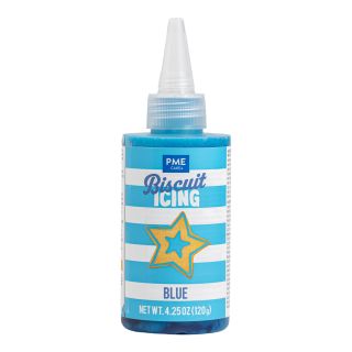 Glaçage pour biscuits bleu PME 120 g