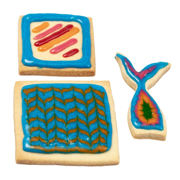 Glaçage pour biscuits bleu PME 120 g