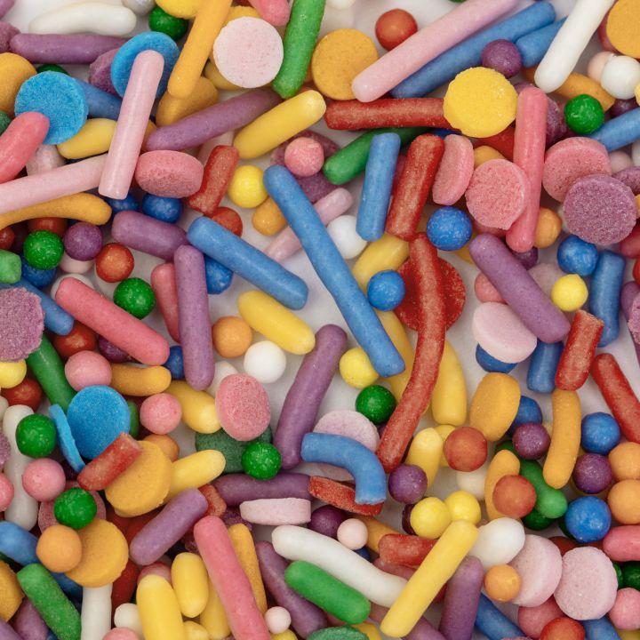 Mélange de sprinkles pour gâteau – Arc-en-ciel