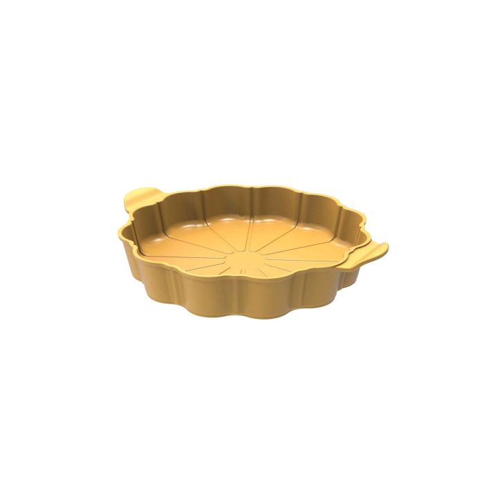 Le formidable plat à tarte avec couteau Cookut Mangue
