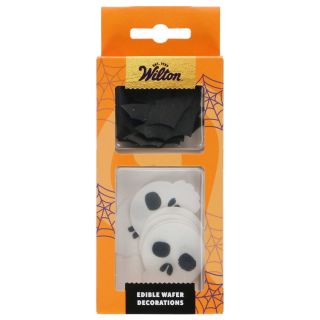 Décorations Comestibles Halloween Chauves-souris & Crânes Wilton