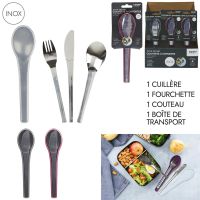 Stainless steel travel cutlery box