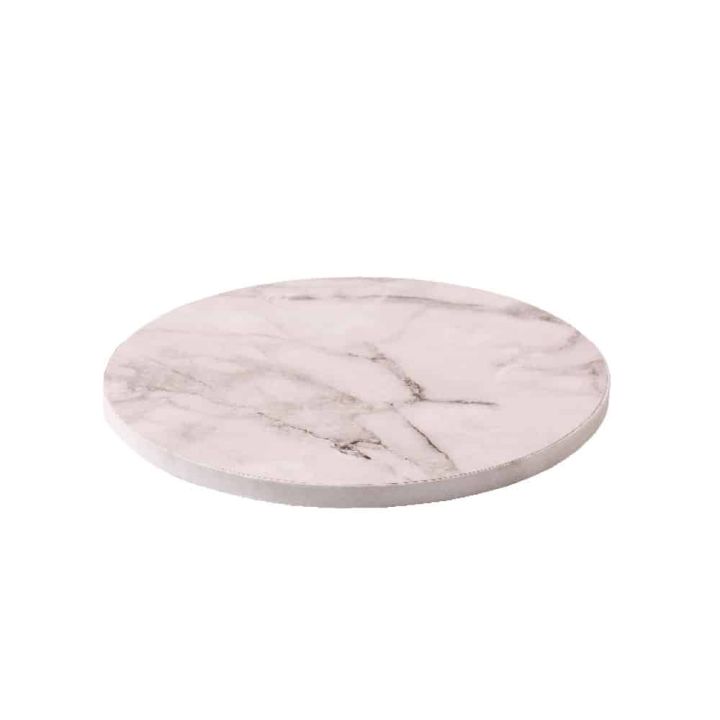 copy ofBase per torta spessa e rotonda, effetto marmo nero, 25 cm