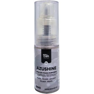 Spray de glitter prateado Azucren