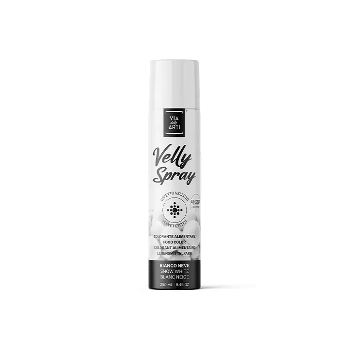 Spray velours Blanc neige Velly 250 ml