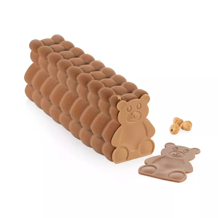 Moule à bûche Peluche 1000 silicone silikomart