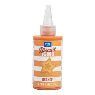Glaçage pour biscuits orange PME 120 g