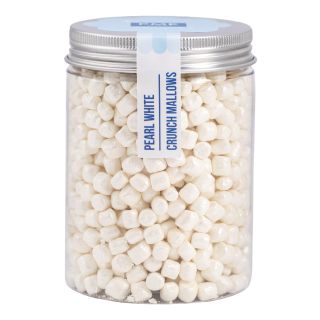 Crunch Marshmallow blanc nacré PME