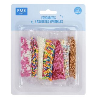 Assortiment girly décors et billes en Sucre PME