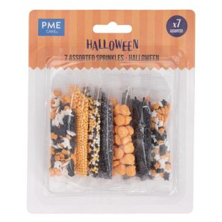 Assortiment Halloween décors et billes en Sucre PME
