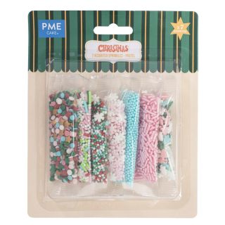 Assortiment décors et billes en Sucre Noël PME
