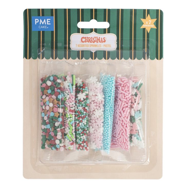 Assortiment décors et billes en Sucre Noël PME
