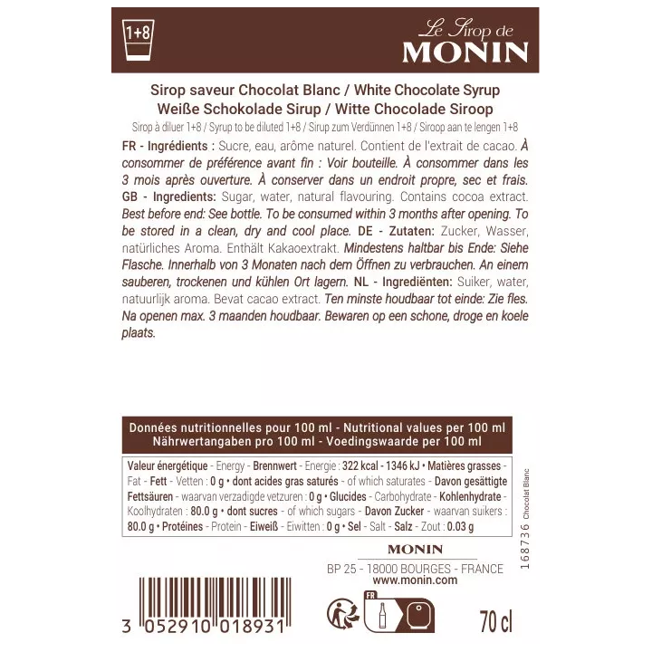 copy ofAmaretto Syrup 25 Cl Monin