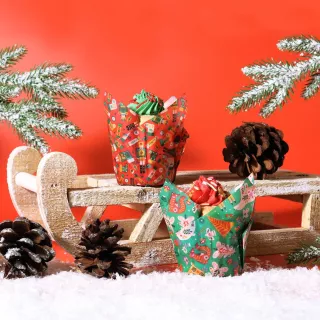 Caissettes tulipes christmas enchanted