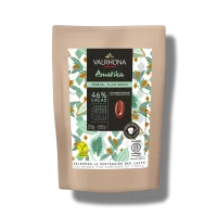 Amatika 46% Chocolat au lait vegan Valrhona fèves 250g
