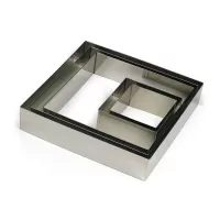 Cornice per pasticceria quadrata da 24 cm