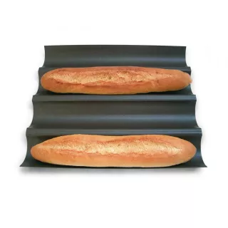 Plaque Four à Pain spécial Baguette / Moule à Tuiles