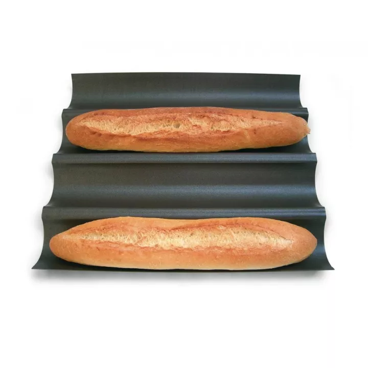 Plaque Four à Pain spécial Baguette / Moule à Tuiles