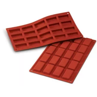 Molde de silicone em miniatura para financier