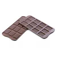 Molde de silicone para mini tabletes de chocolate SCG11