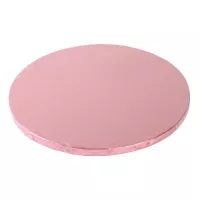 Fondo redondo grueso 25 cm rosa
