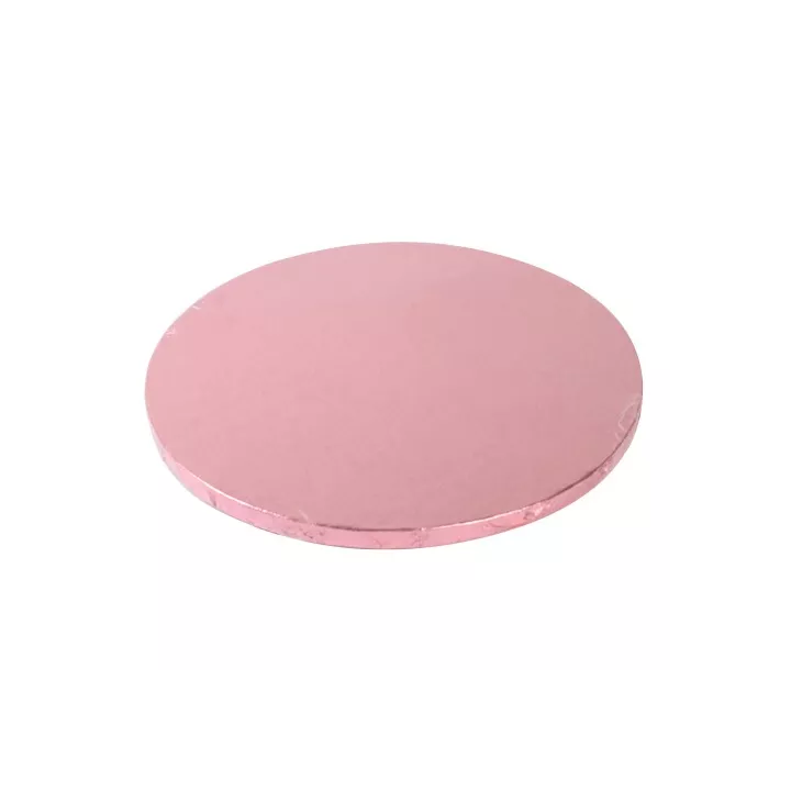 Fondo redondo grueso 25 cm rosa