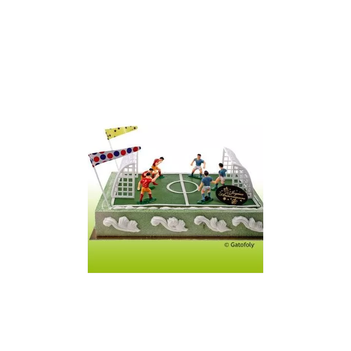 Decorazione per torta a tema calcistico