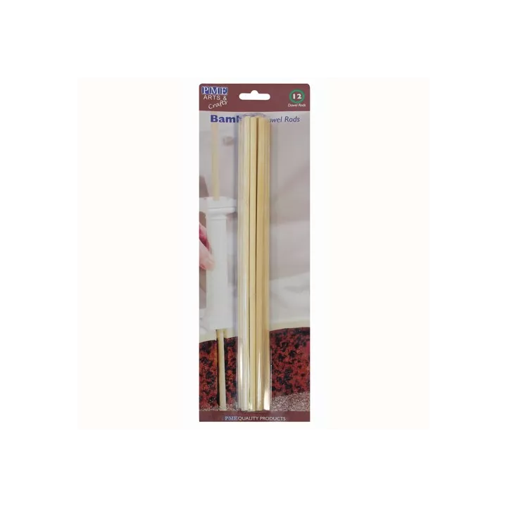 Suporte de bambu para bolo x 12 PME