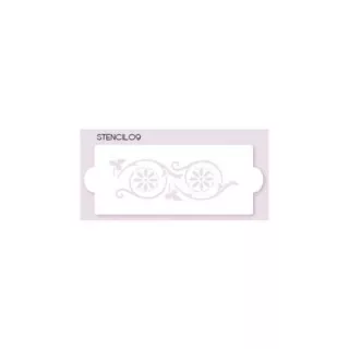 estêncil para bolo com aerógrafo