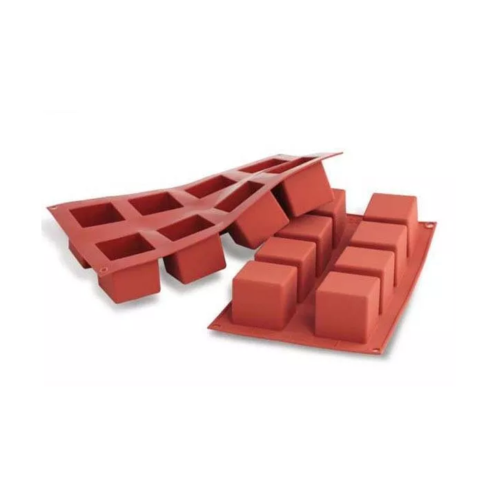 Molde de silicone para 8 cubos