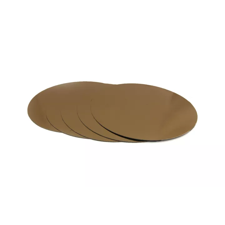 Hintergrund 22 cm aus Goldkarton x 5