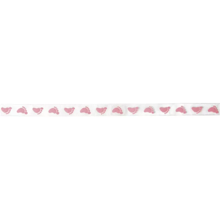 Little feet ribbon in blue or pink*